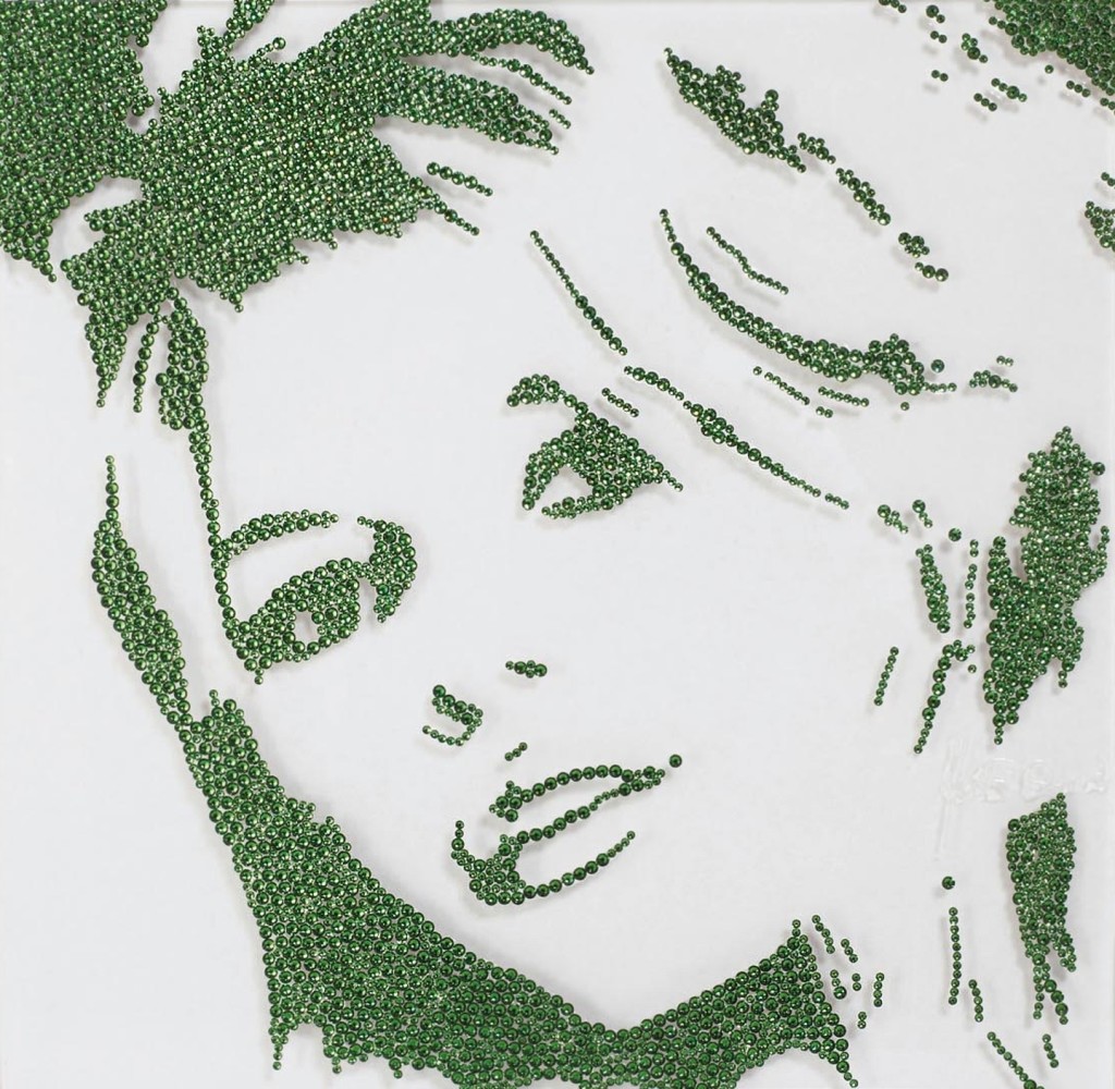 Brigitte Bardot on green